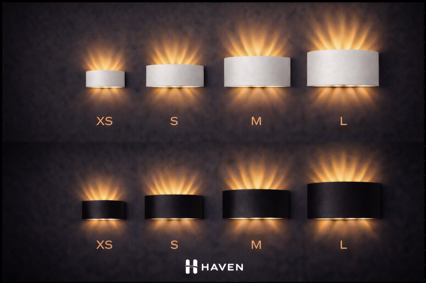HAVEN White Up & Down LED Wall Sconce (Indoor/Outdoor)