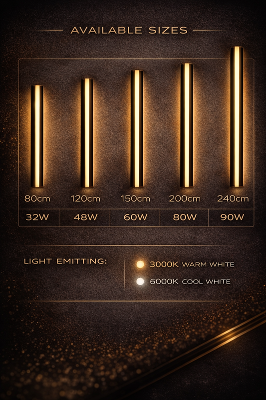 HAVEN Minimalist Outdoor Linear Wall Light (Waterproof)