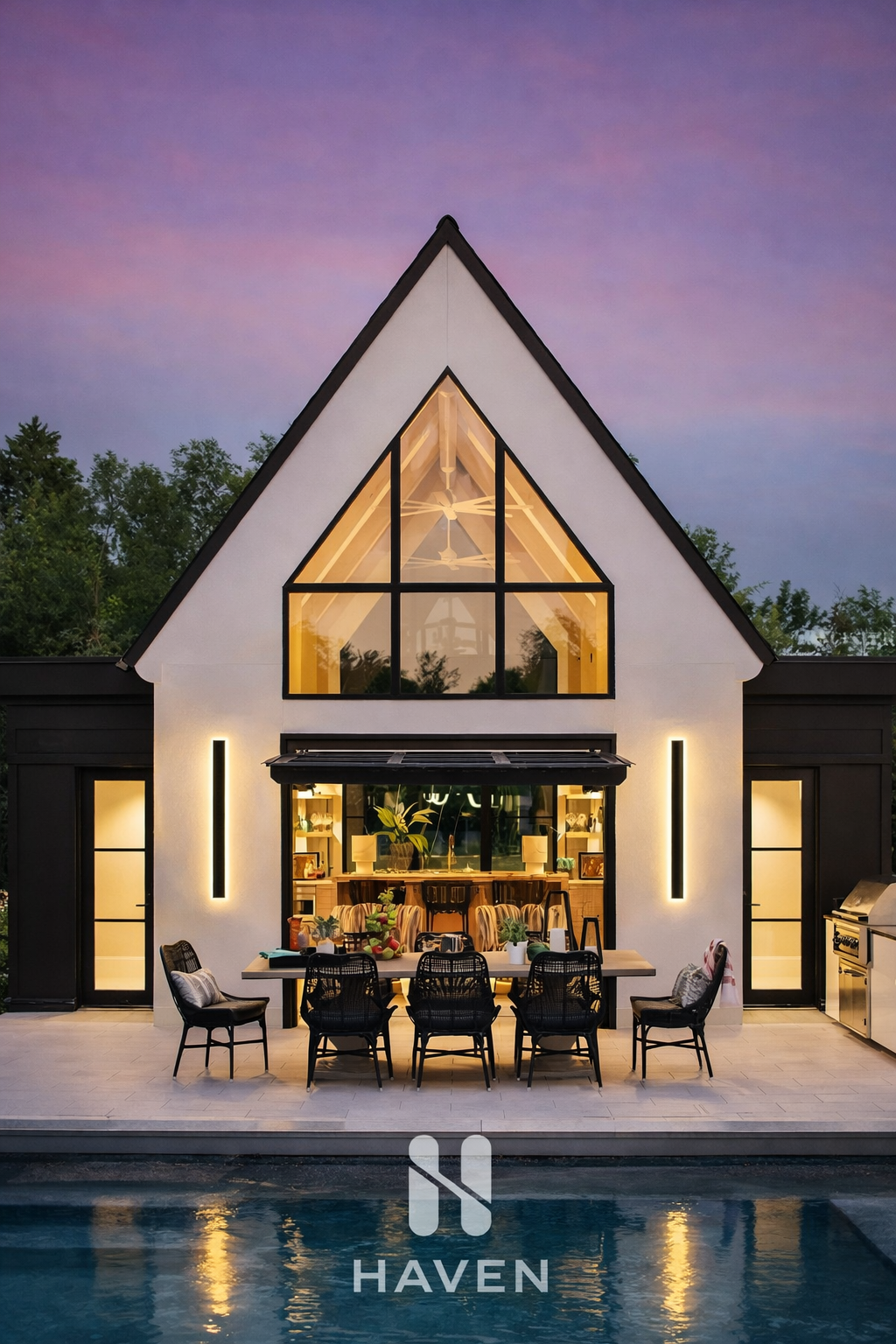 HAVEN Minimalist Linear Wall Sconce (Indoor/Outdoor)