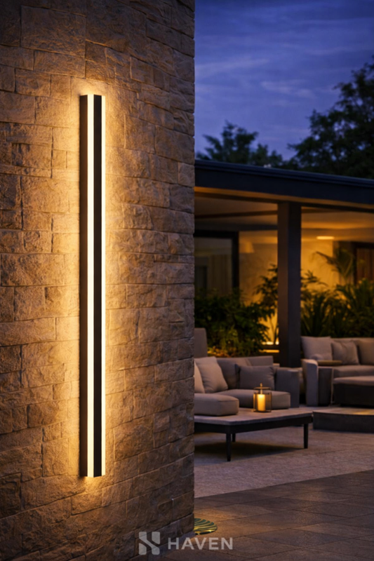 HAVEN Minimalist Outdoor Linear Wall Light (Waterproof)