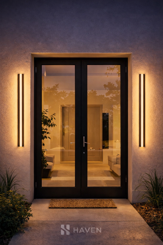 HAVEN Minimalist Outdoor Linear Wall Light (Waterproof)