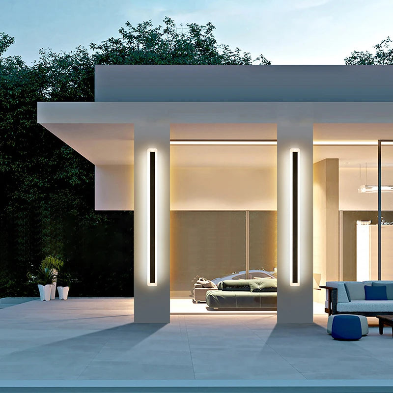 HAVEN Minimalist Linear Wall Sconce (Indoor/Outdoor)