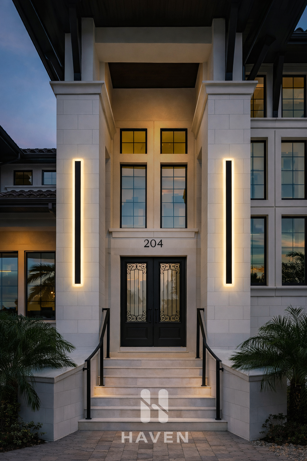 HAVEN Minimalist Linear Wall Sconce (Indoor/Outdoor)