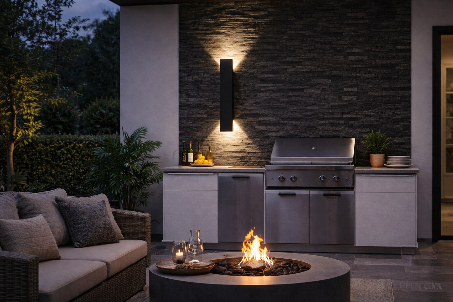 HAVEN Outdoor Up & Down Wall Light (Waterproof Aluminium)