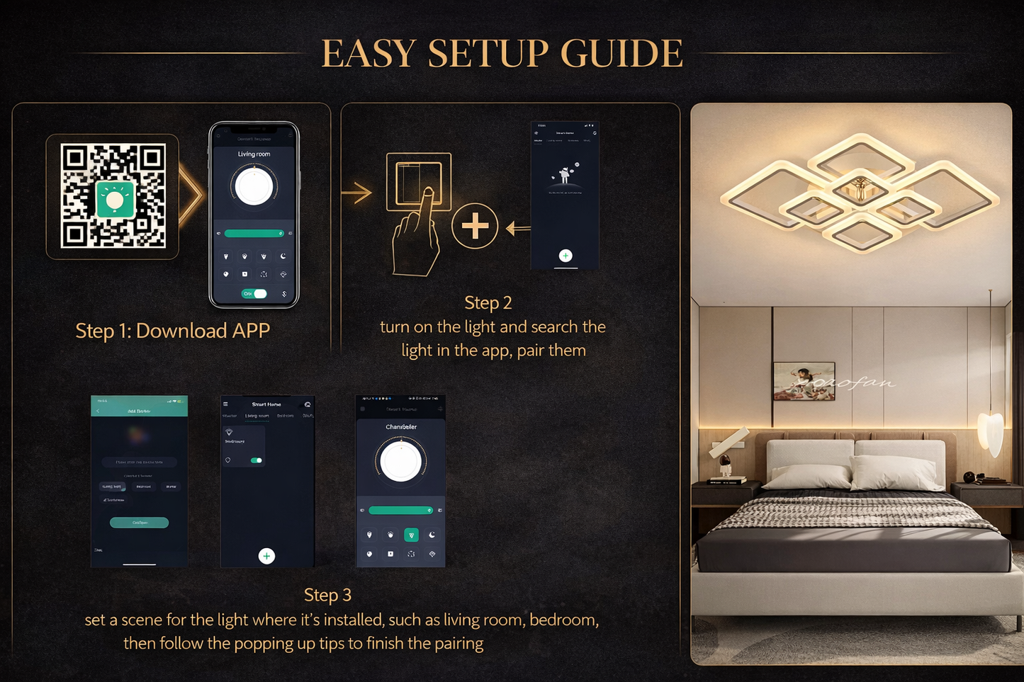 HAVEN Nordic LED Pendant Ceiling Light