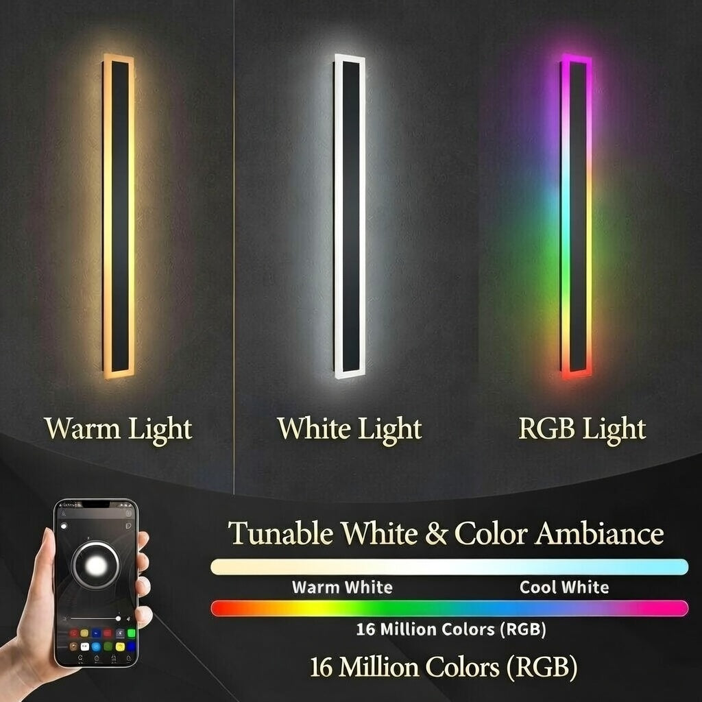 HAVEN Smart RGB Wall Sconce (App + Bluetooth)